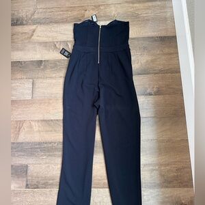 Express strapless black jumpsuit size 6